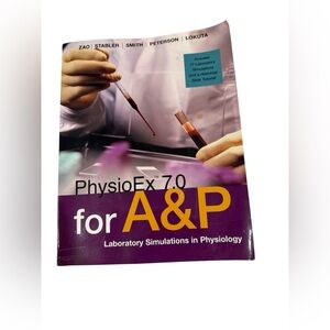 Pearson PhysioEx 7.0 for A & P Lab Simulations in Physiology Textbook